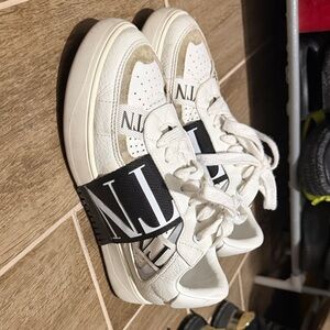 Valentino White and Black Women's Sneakers